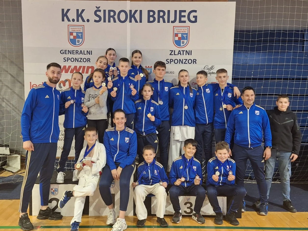 Karate klub Široki Brijeg osvojio zlato i broncu na balkanskom prvenstvu u Rijeci