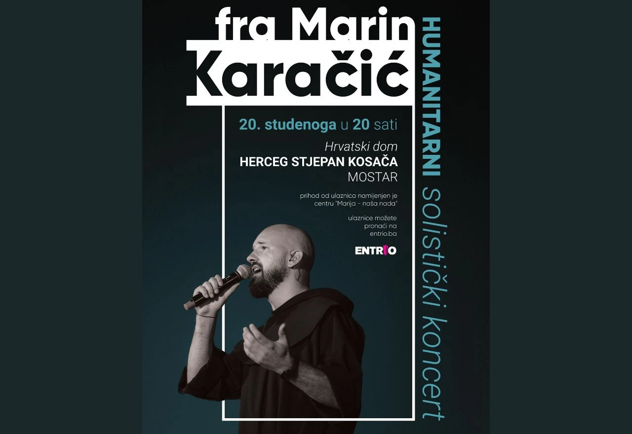 Humanitarni koncert fra Marina Karačića u Mostaru