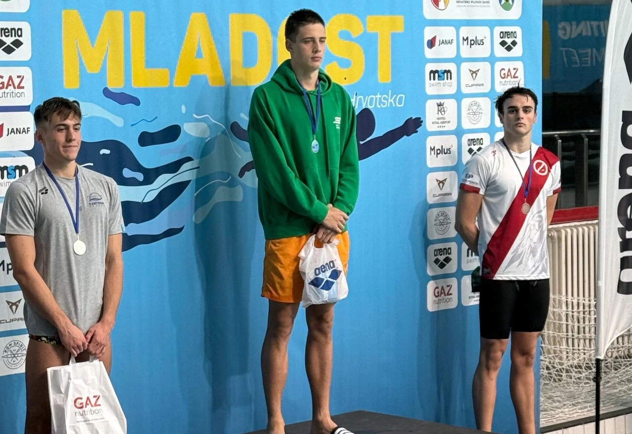 Plivački ponos Mostara: Ivan Ivanković donio dvije medalje s prestižnog natjecanja