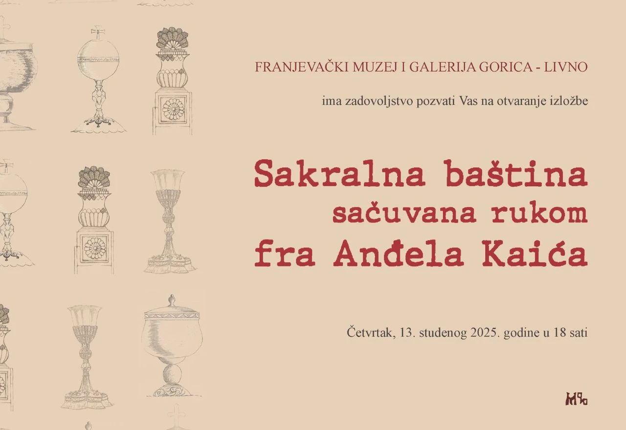 Otvara se izložba "Sakralna baština sačuvana rukom fra Anđela Kaića"
