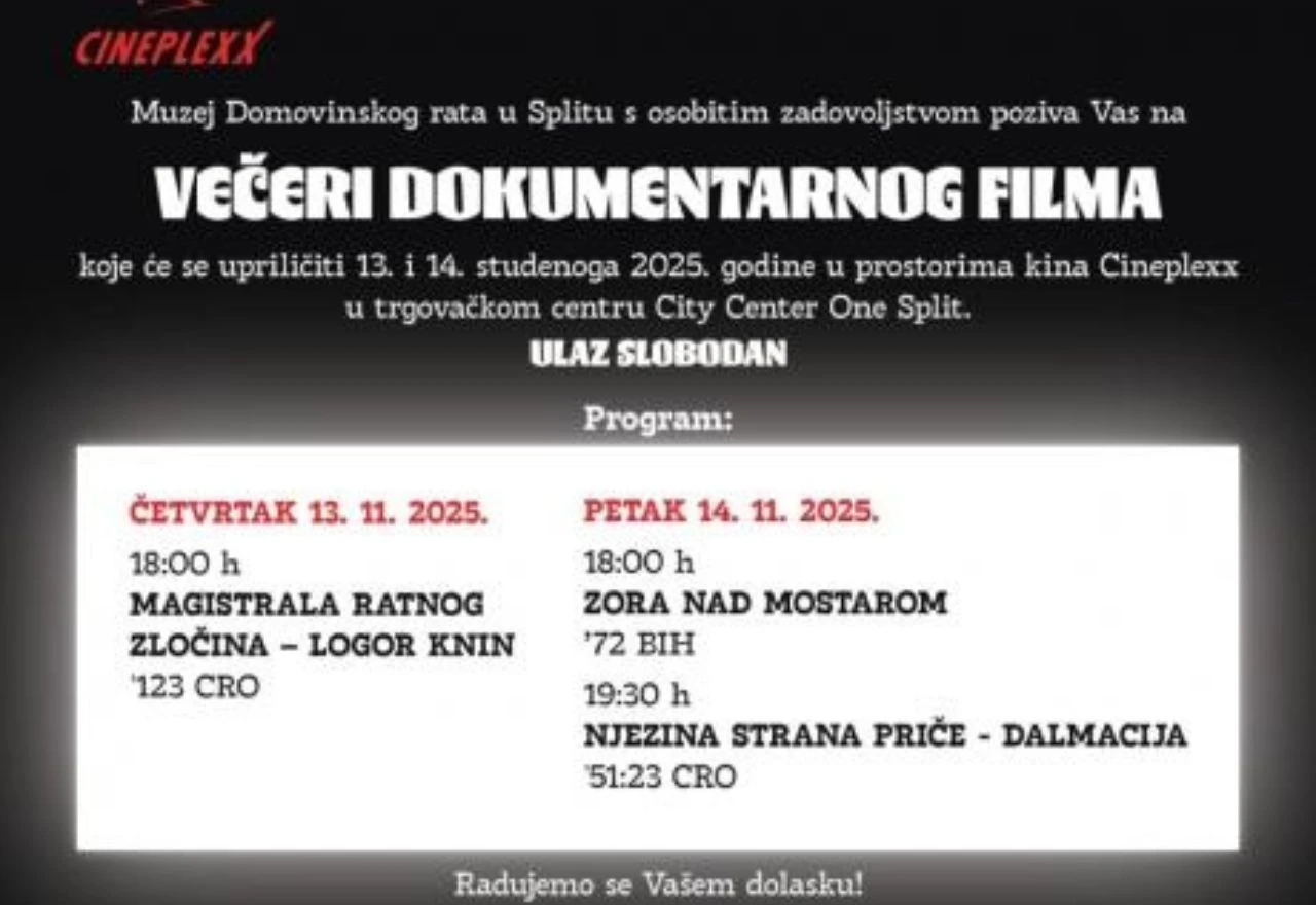 Premijera filma "Zora nad Mostarom" u Splitu