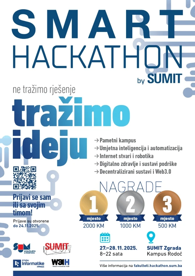 Otvorene prijave za SMART Campus Hackathon 2.0