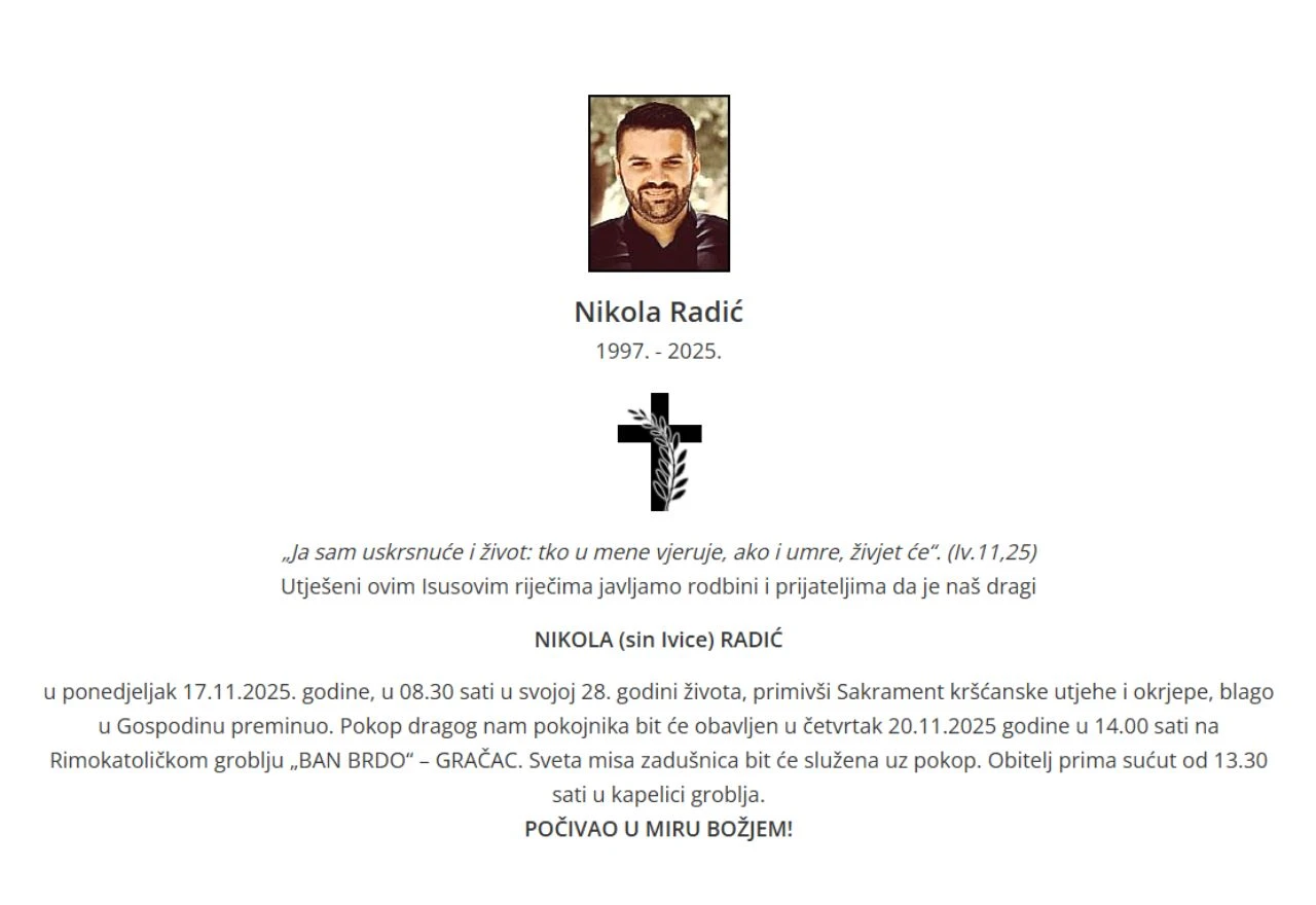 Preminuo teško ozlijeđeni radnik u Mostaru
