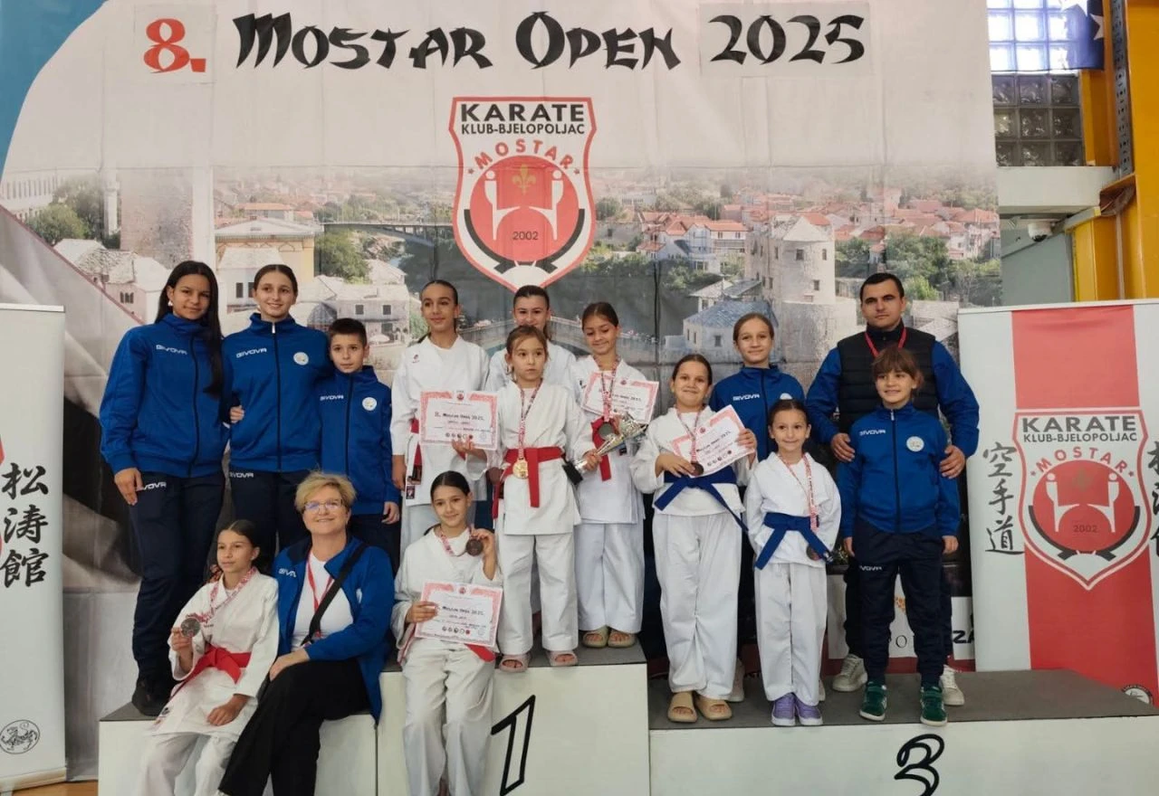 Karate klub Blagaj osvojio deset medalja na Mostar Openu