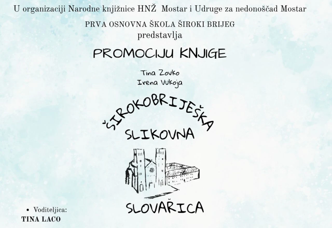 Humanitarna akcija: U Mostaru se predstavlja "Širokobriješka slikovna slovarica"