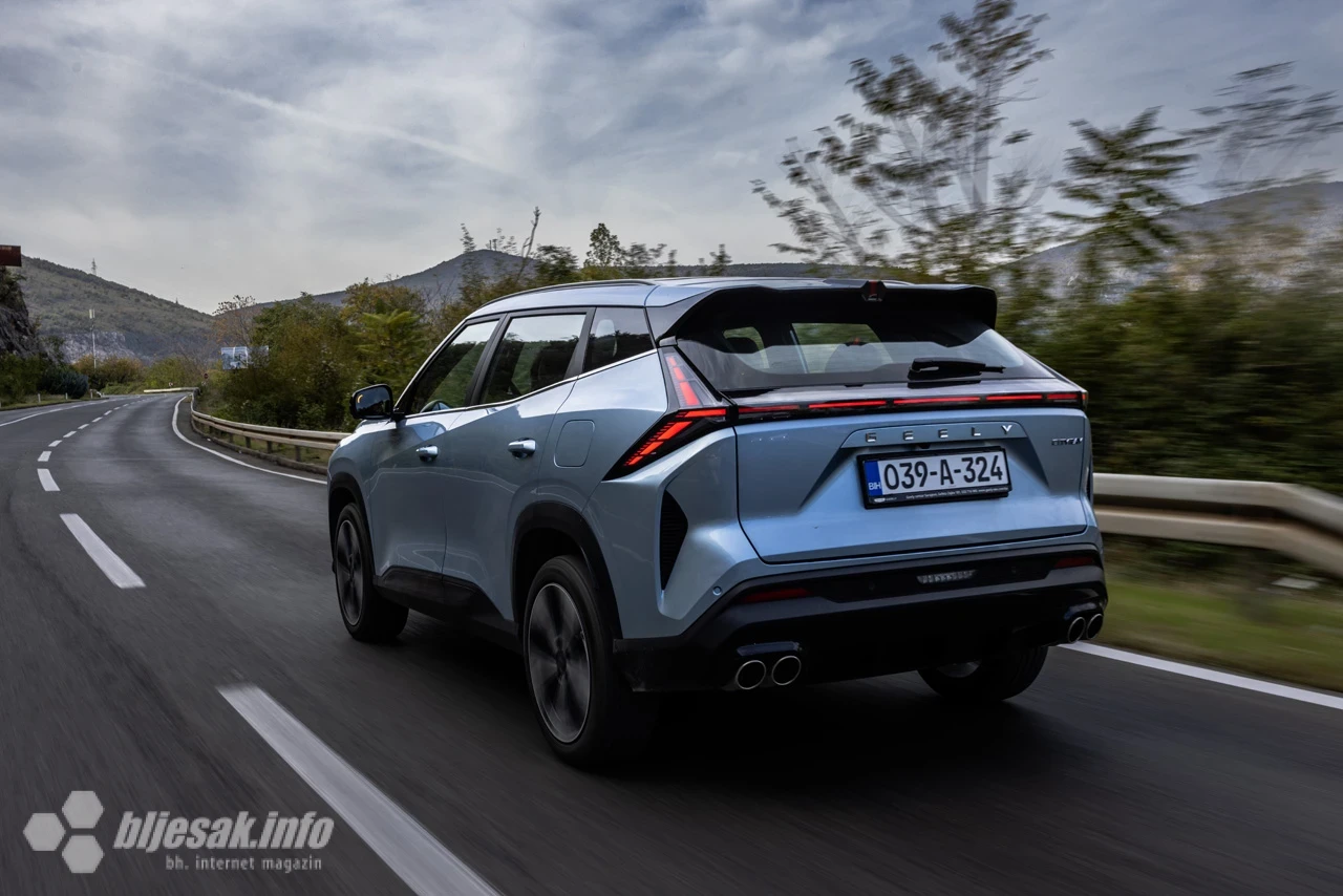 Bljesak je vozio Geely Cityray