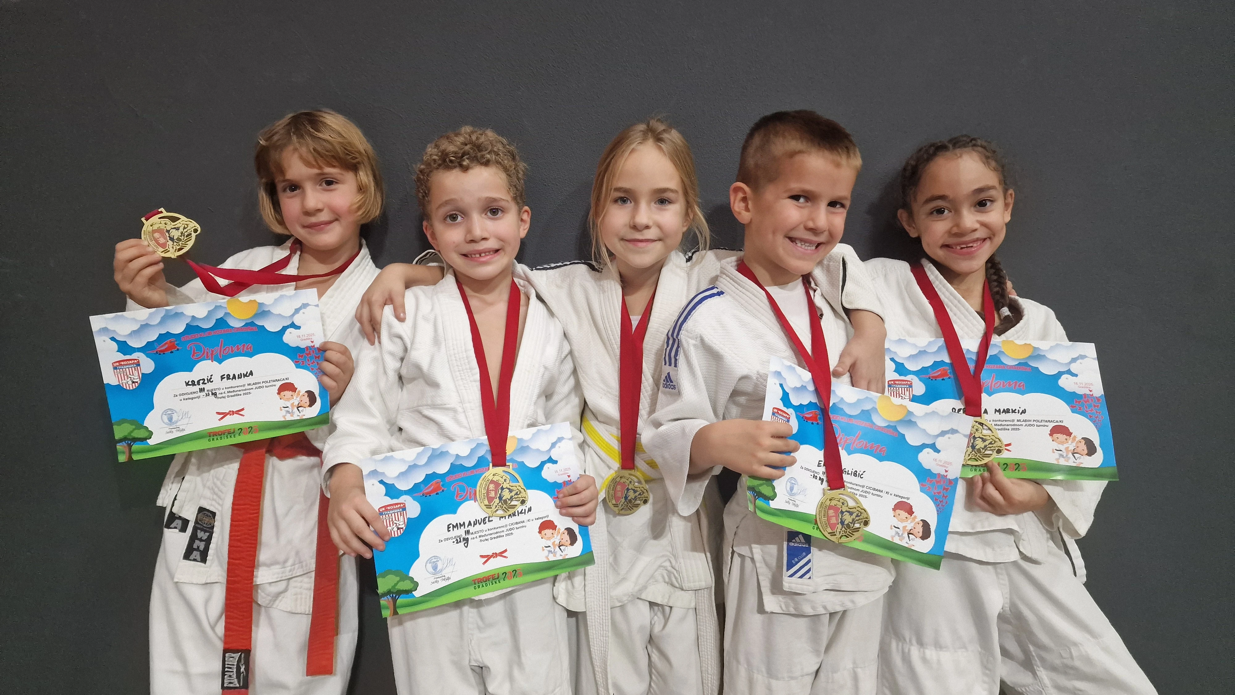 Judo klub Neretva osvojio osam medalja na Trofeju Gradiške
