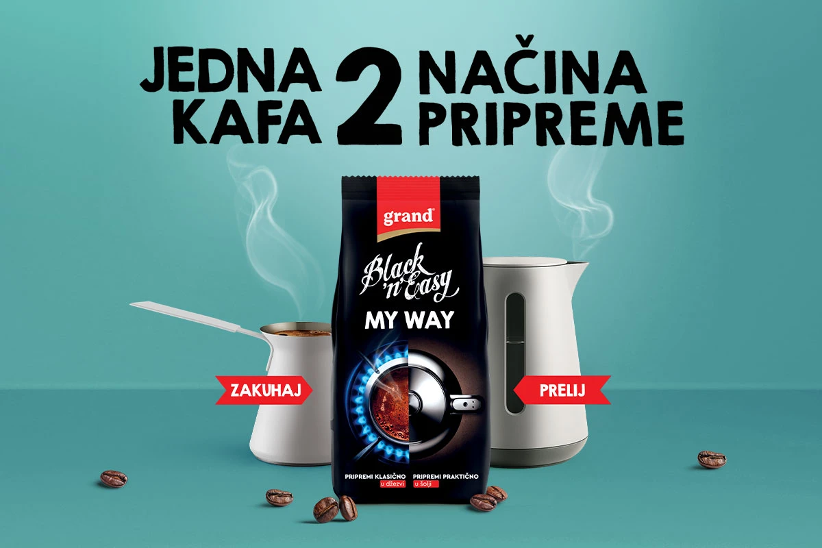 Black’n’Easy MY WAY – Jedna kava, dva načina pripreme!