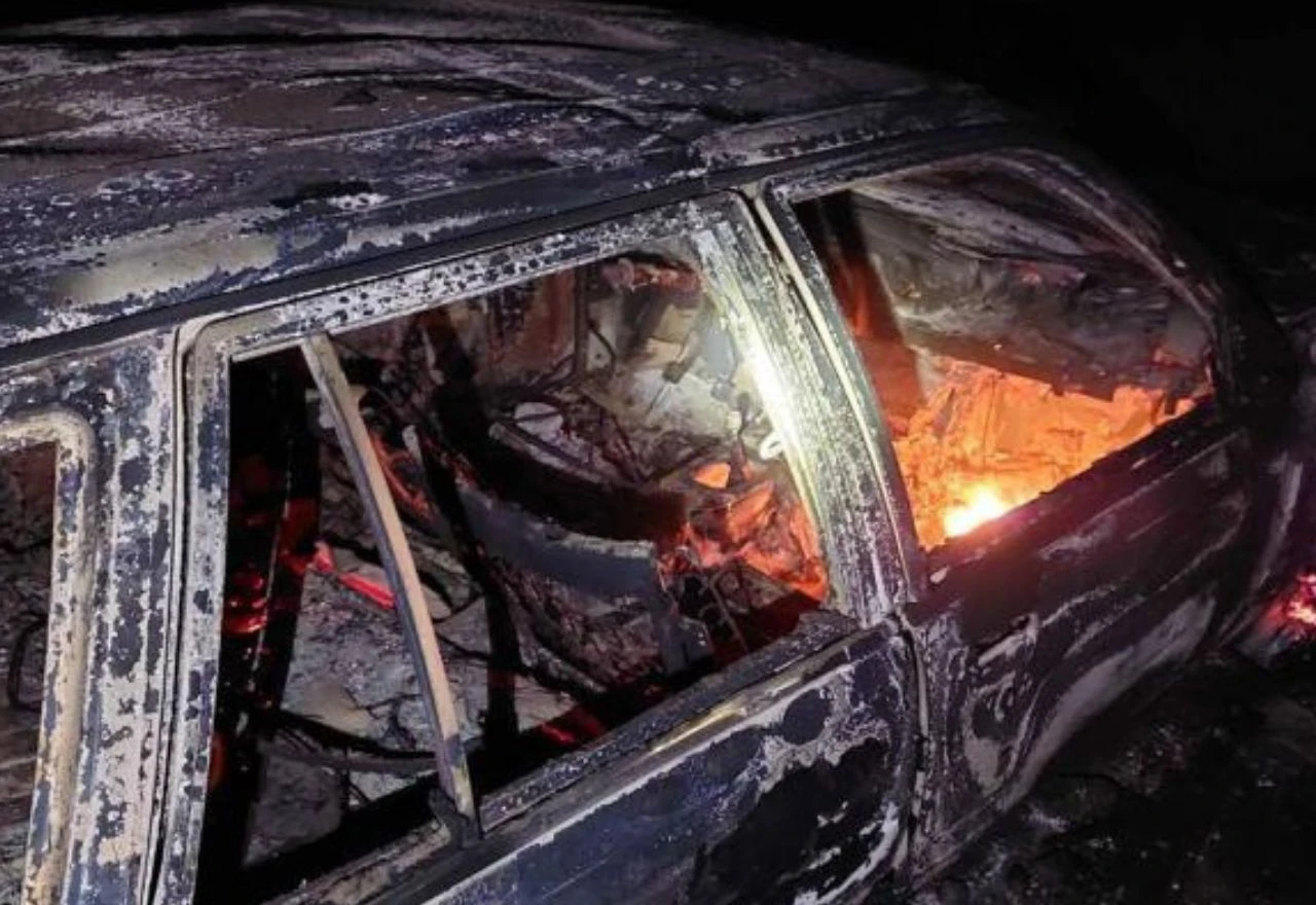 Gorio automobil u Širokom Brijegu