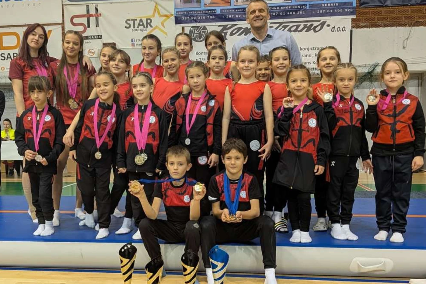 Uspješan nastup mostarskog Libertasa na Gimnastičkom kupu u Konjicu