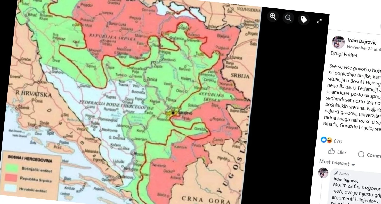 Dužnosnik Naše stranke objavio razlog za treći entitet