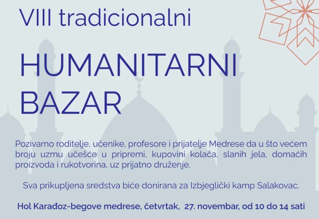 Osmi humanitarni bazar Karađoz-begove medrese
