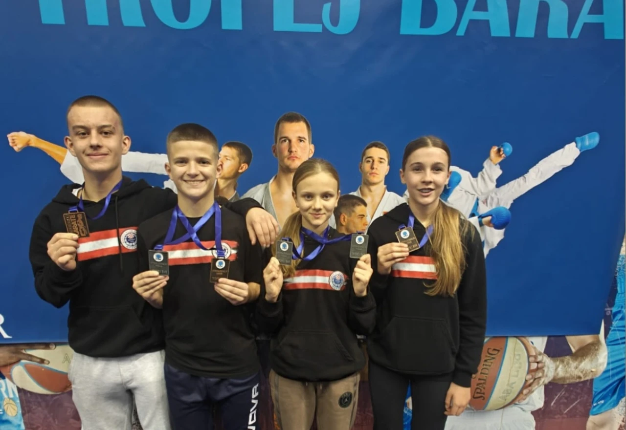 Sjajan vikend Zrinjskog: Četvero karatista donijelo kući šest medalja
