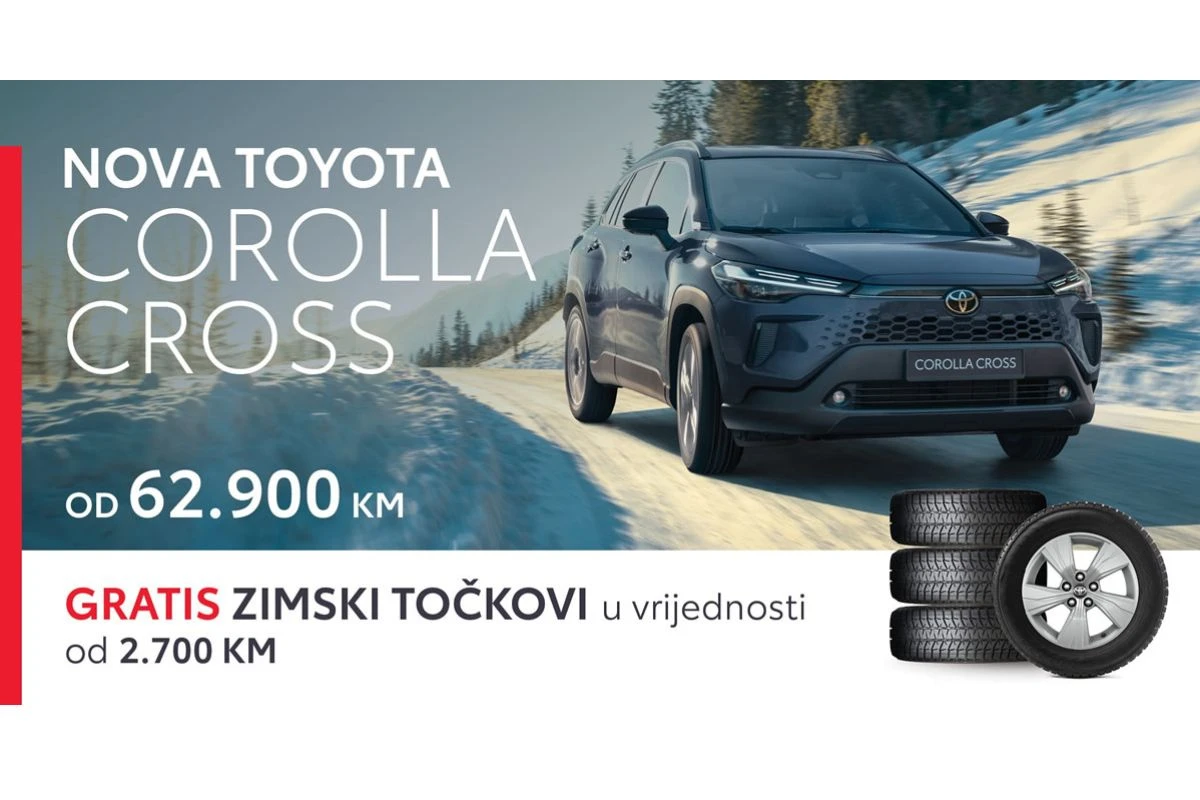 Nova Corolla Cross uz gratis zimske točkove i hibridni bonus