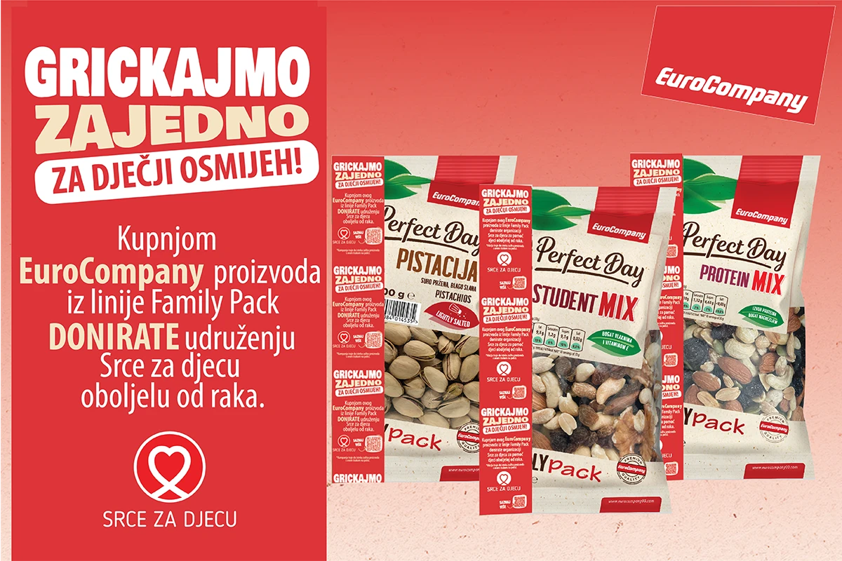 EuroCompany99 pokreće CSR kampanju ''Grickajmo zajedno za dječji osmijeh''