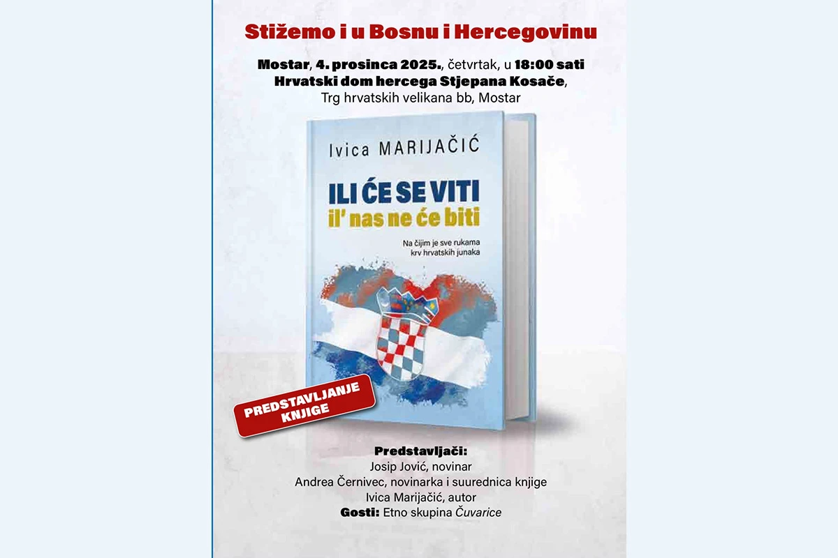 Marijačićeva knjiga u Mostaru otvara bolne povijesne rane