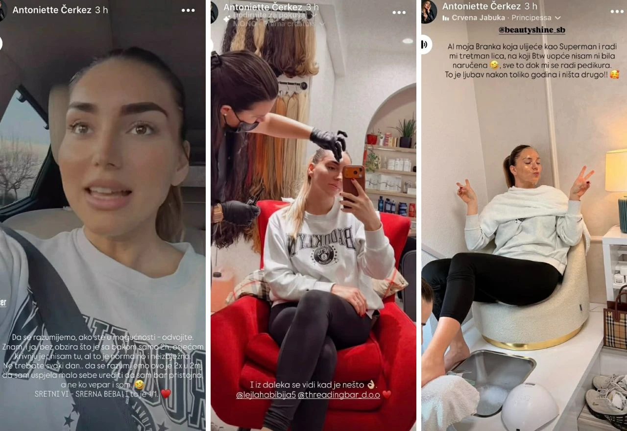 Novopečena mama Antonija Čerkez odvojila vrijeme za sebe i pokazala kako uživa