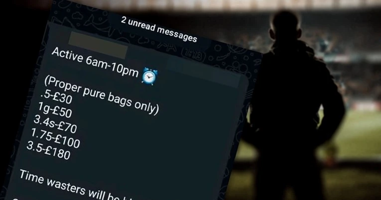 Trener iz Belfasta dobio otkaz: Objavio cjenik kokaina u WhatsApp grupi s 400 trenera