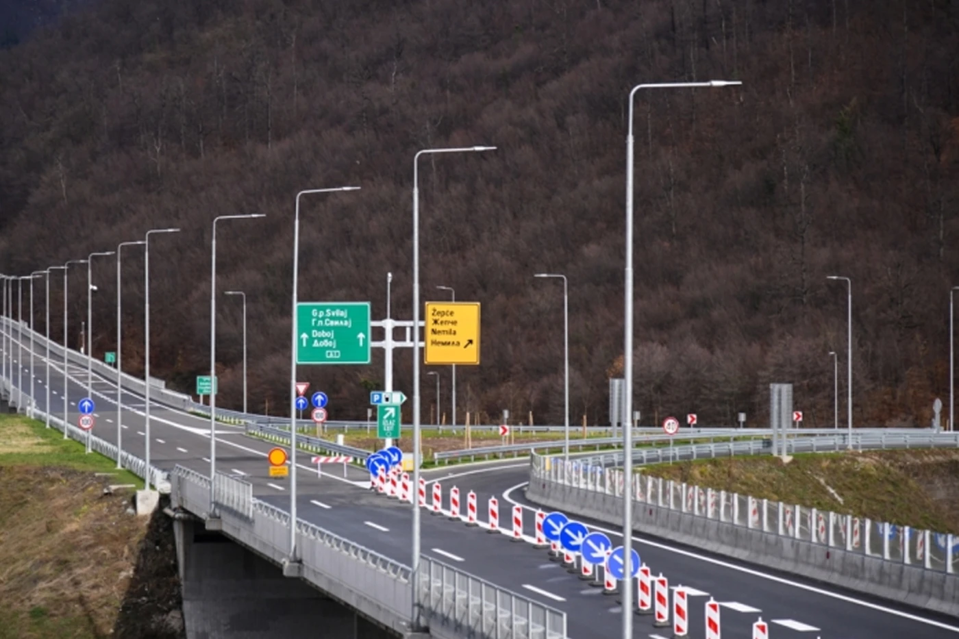 Novom dionicom, kroz najduži tunel, autocestom do Žepča