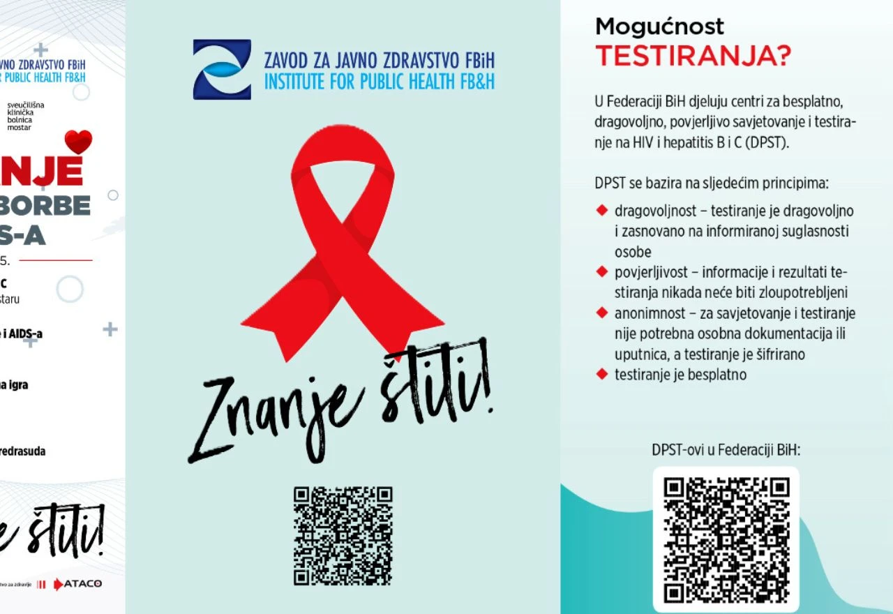 Svjetski dan borbe protiv HIVA/AIDS-a u Federaciji BiH