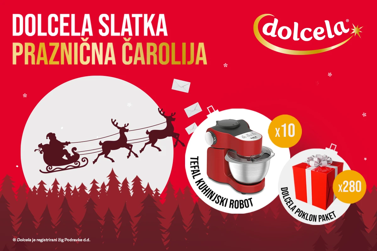 Podijelite svoje najljepše praznične trenutke uz Dolcelu i obradujte drage osobe