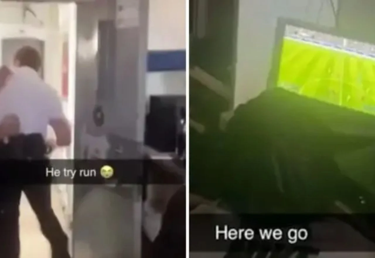 VIDEO | Čuvar uhvaćen kako igra Fifu sa zatvorenikom