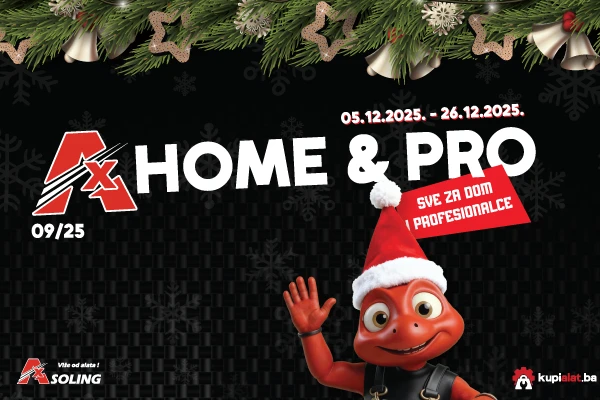 AX HOME & PRO 09/25 – Vrijeme darivanja počinje dobrim alatima!