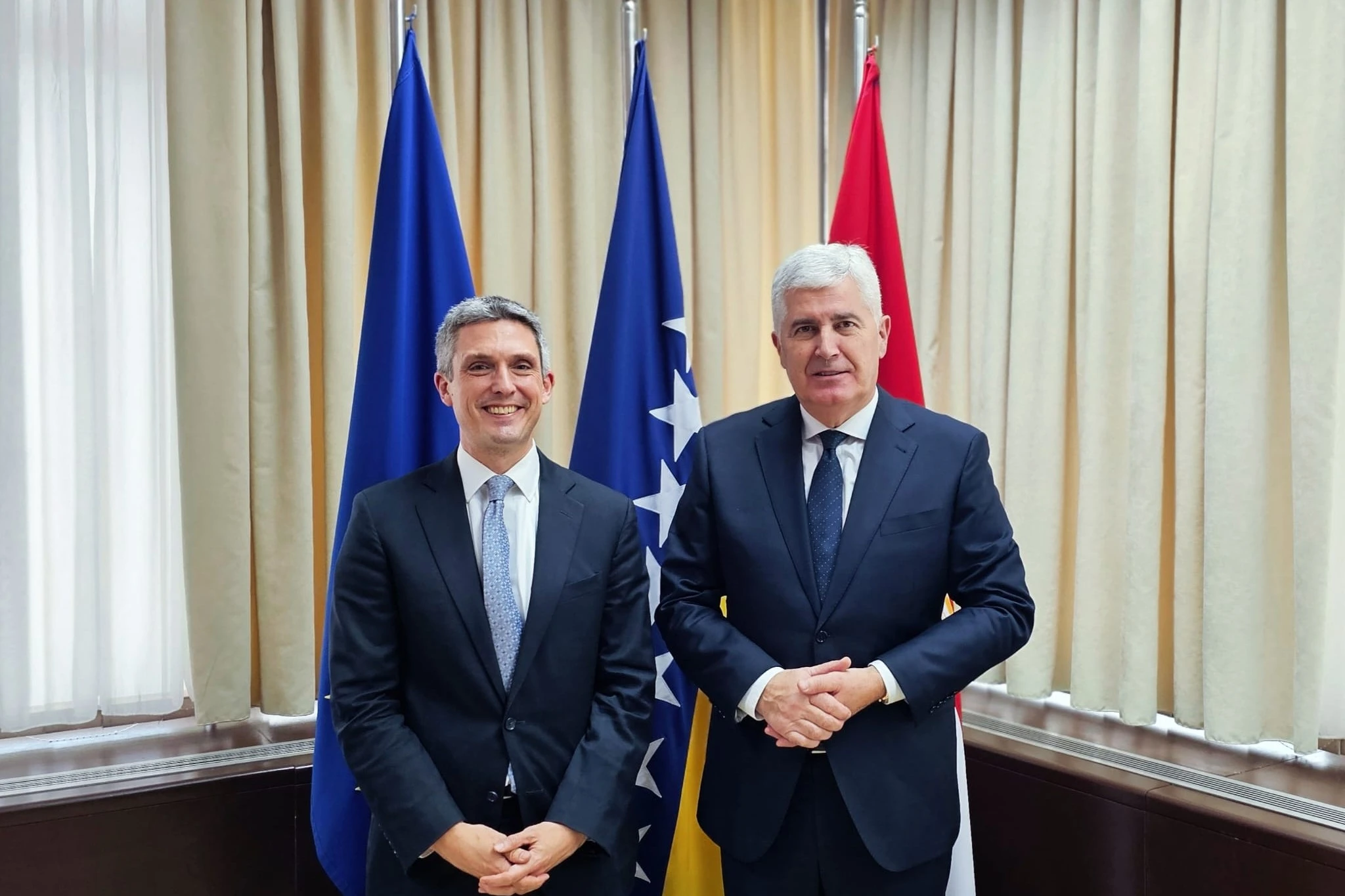 Čović s ravnateljem ureda State Departmenta: Osigurati nesmetano provođenje projekta Južne plinske interkonekcije