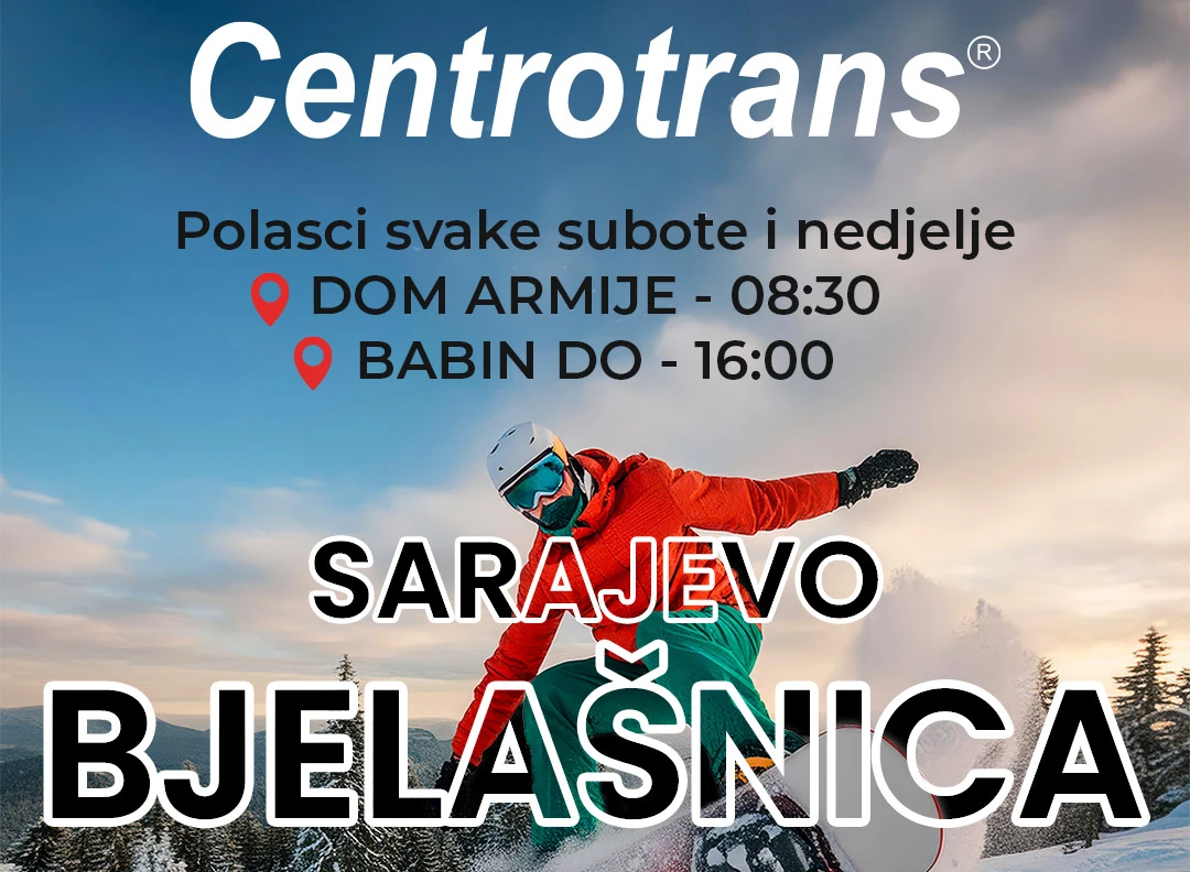 Centrotrans uvodi vikend autobusku liniju Sarajevo–Bjelašnica