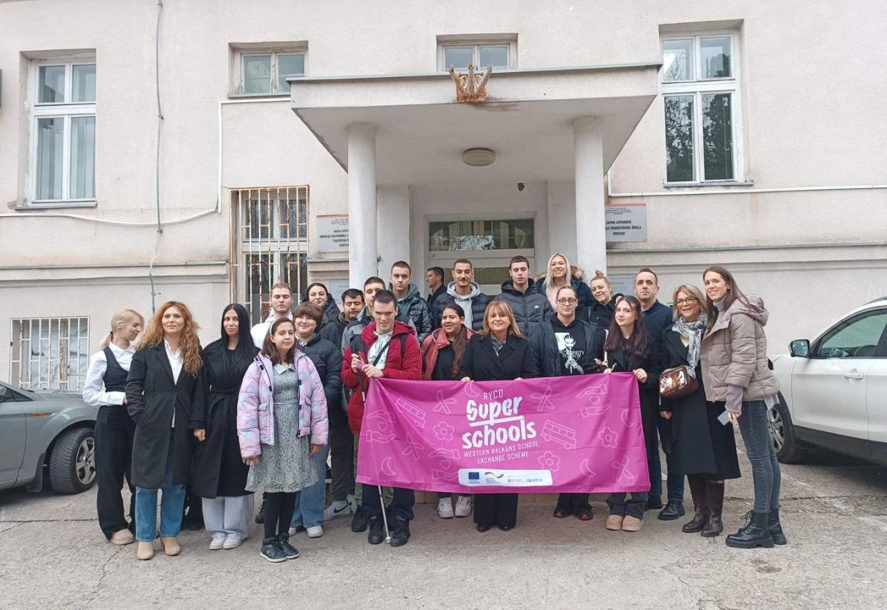 Mostar ugostio učenike Škole za oštećeni vid iz Beograda