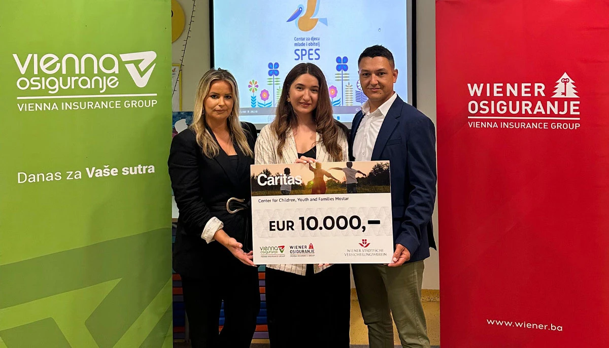 Mostarski Centar dobio vrijednu donaciju – Vienna Insurance Groupa donirala 10 000 eura