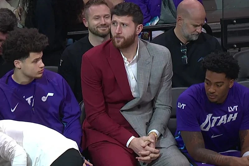 Nurkić nije igrao ali je stylingom privukao veliku pažnju