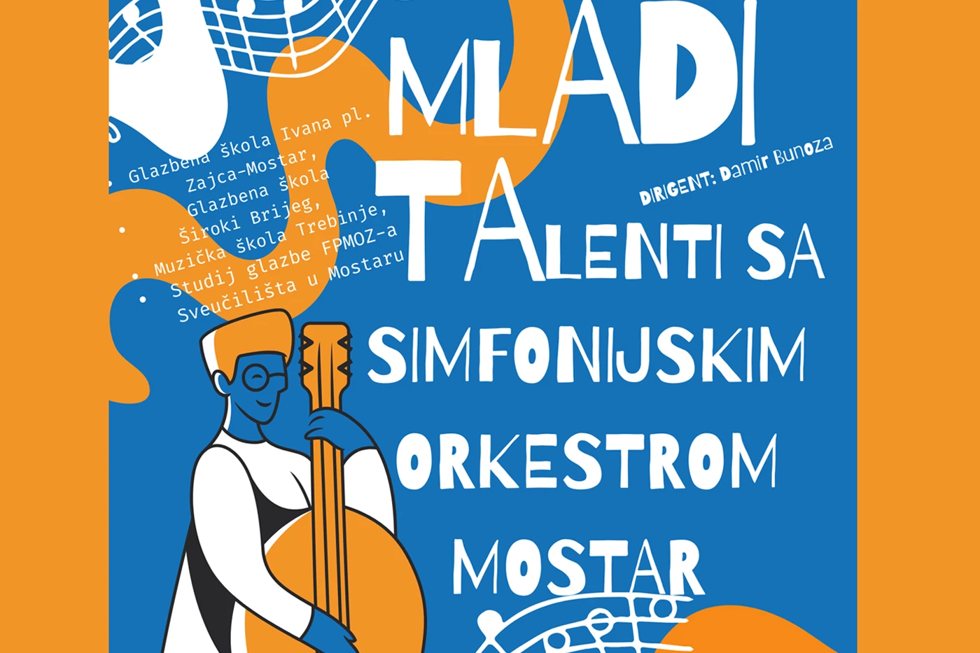 Tri hercegovačka grada, tri koncerta: Mladi talenti sa Simfonijskim orkestrom Mostar