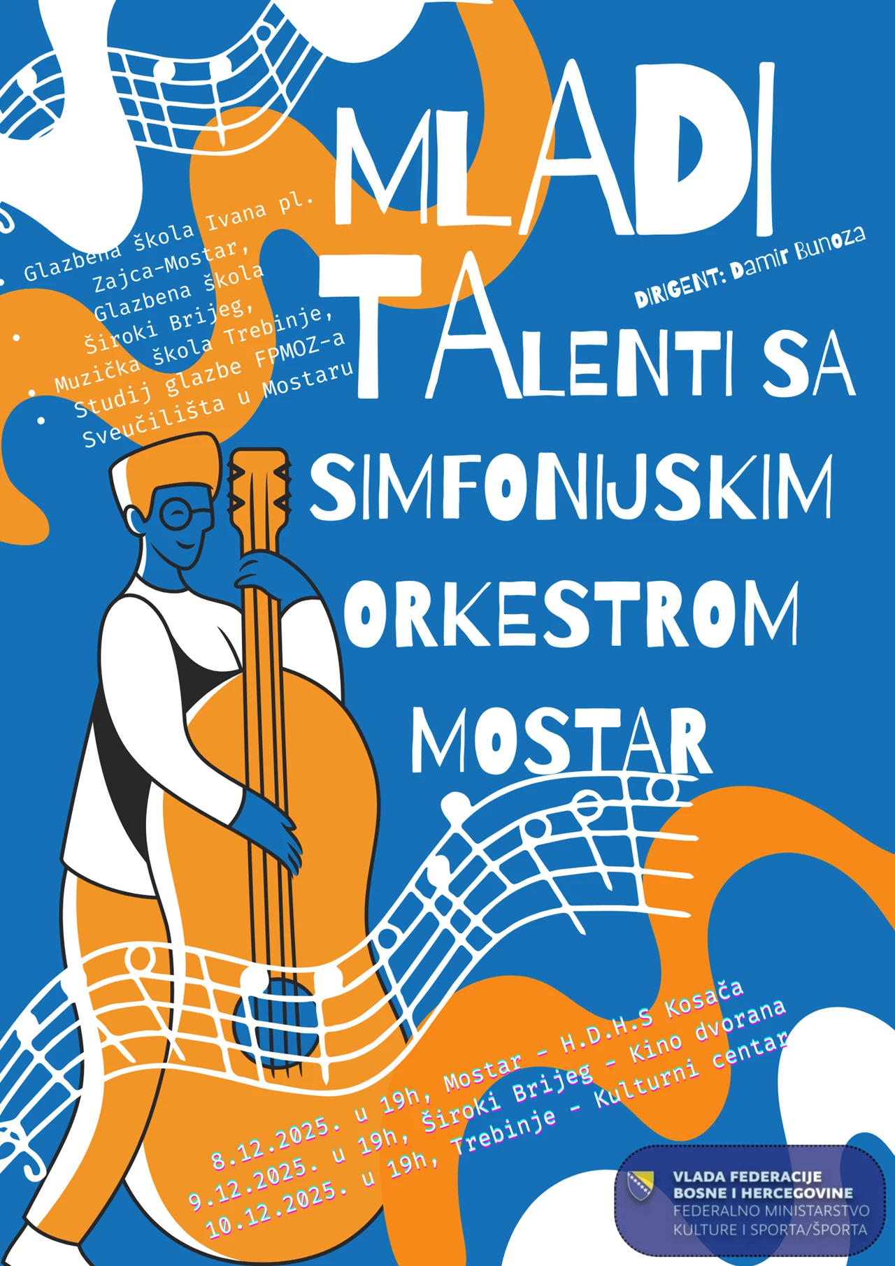 Mladi talenti sa Simfonijskim orkestrom Mostar