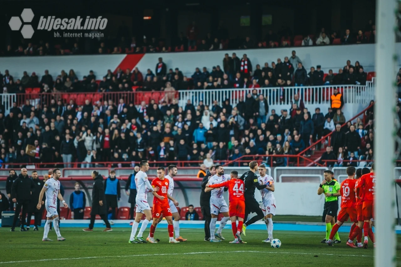 Utakmica između HŠK Zrinjski i FK Velež