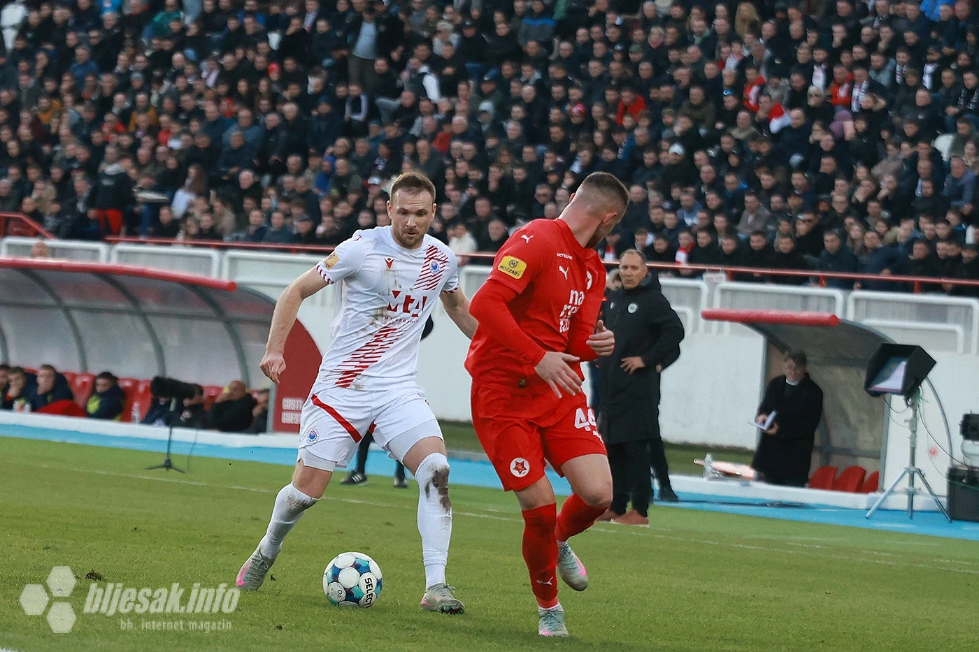 HŠK Zrinjski i FK Velež odigrali gradski derbi, a završio je podjelom bodova 1:1