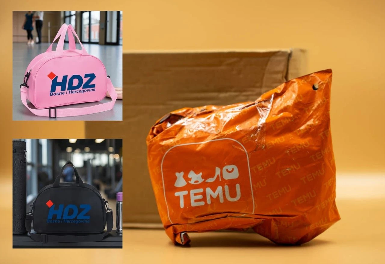 HDZ torbica osvanula na platformi Temu: Cijena prava sitnica