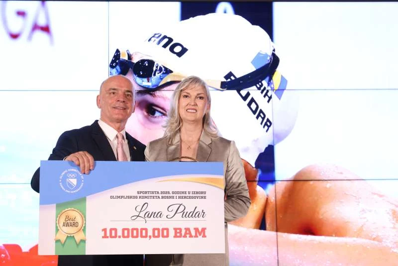Lana Pudar proglašena sportašicom godine Bosne i Hercegovine za 2025.