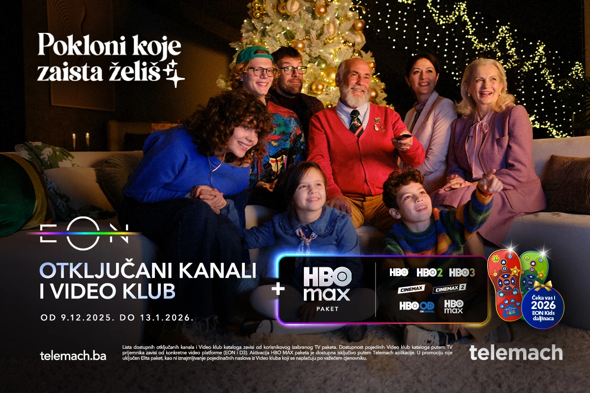 Praznična čarolija uz Telemach i EON – otključavamo svijet zabave!