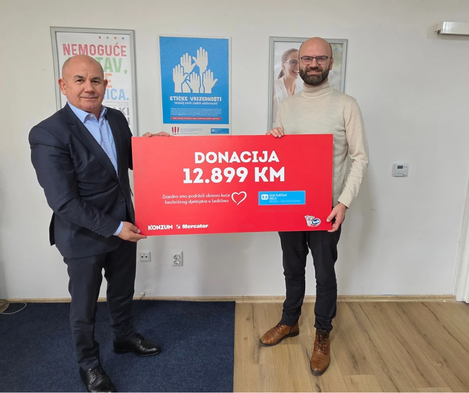 Kampanjom ''Jedan sladoled za jedan osmijeh'' podržana obnova kuće u Ledićima