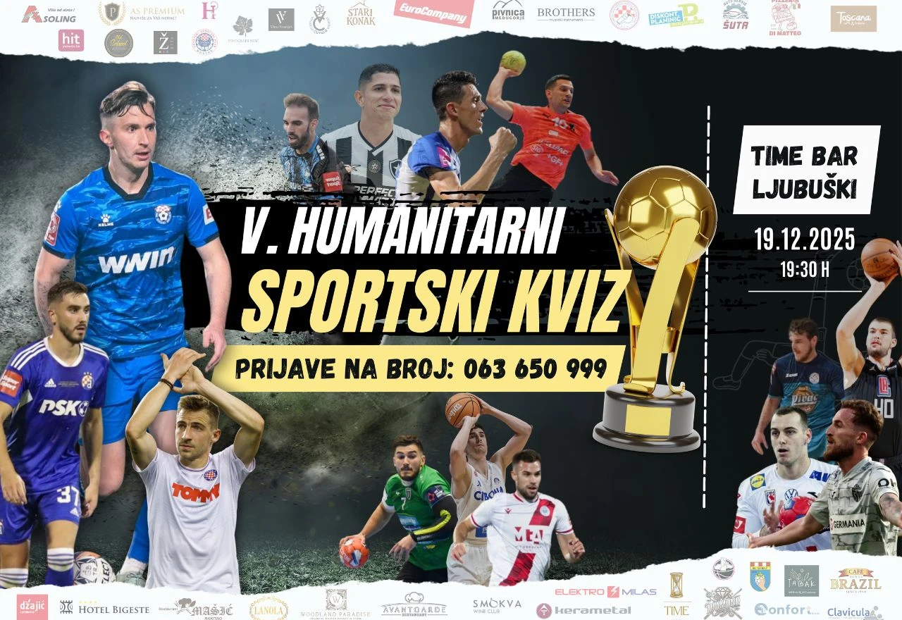 Ljubuški organizira veliki humanitarni sportski kviz, sav prihod ide u dobrotvorne svrhe