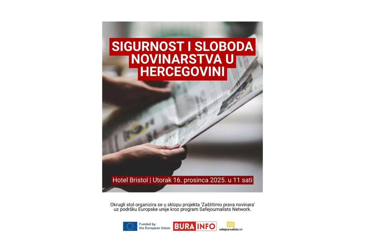 Okrugli stol u Mostaru: Kako zaštititi novinare u Hercegovini?