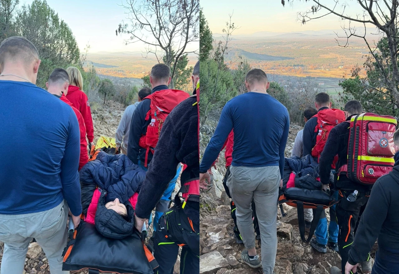 HGSS spašavao ozlijeđenu ženu u Međugorju