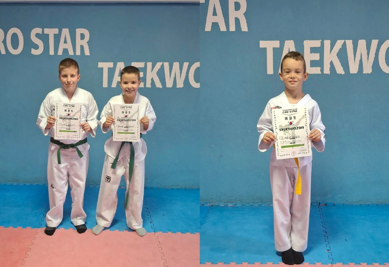 Uspješno polaganje pojaseva u Taekwondo klubu Cro Star Mostar