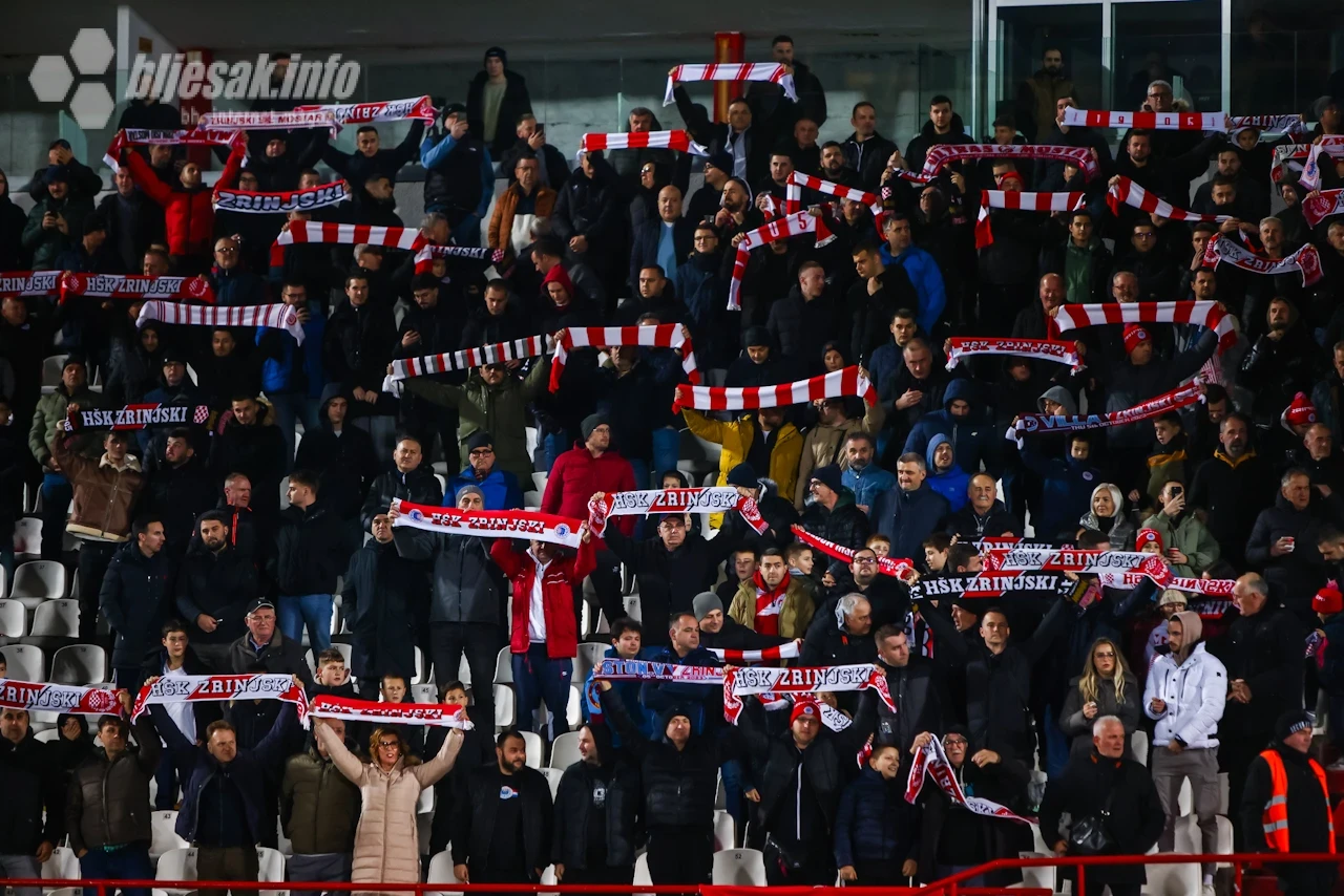 Izvedena nova verzija himne HŠK Zrinjski u izvedbi Hrvatske glazbe Mostar