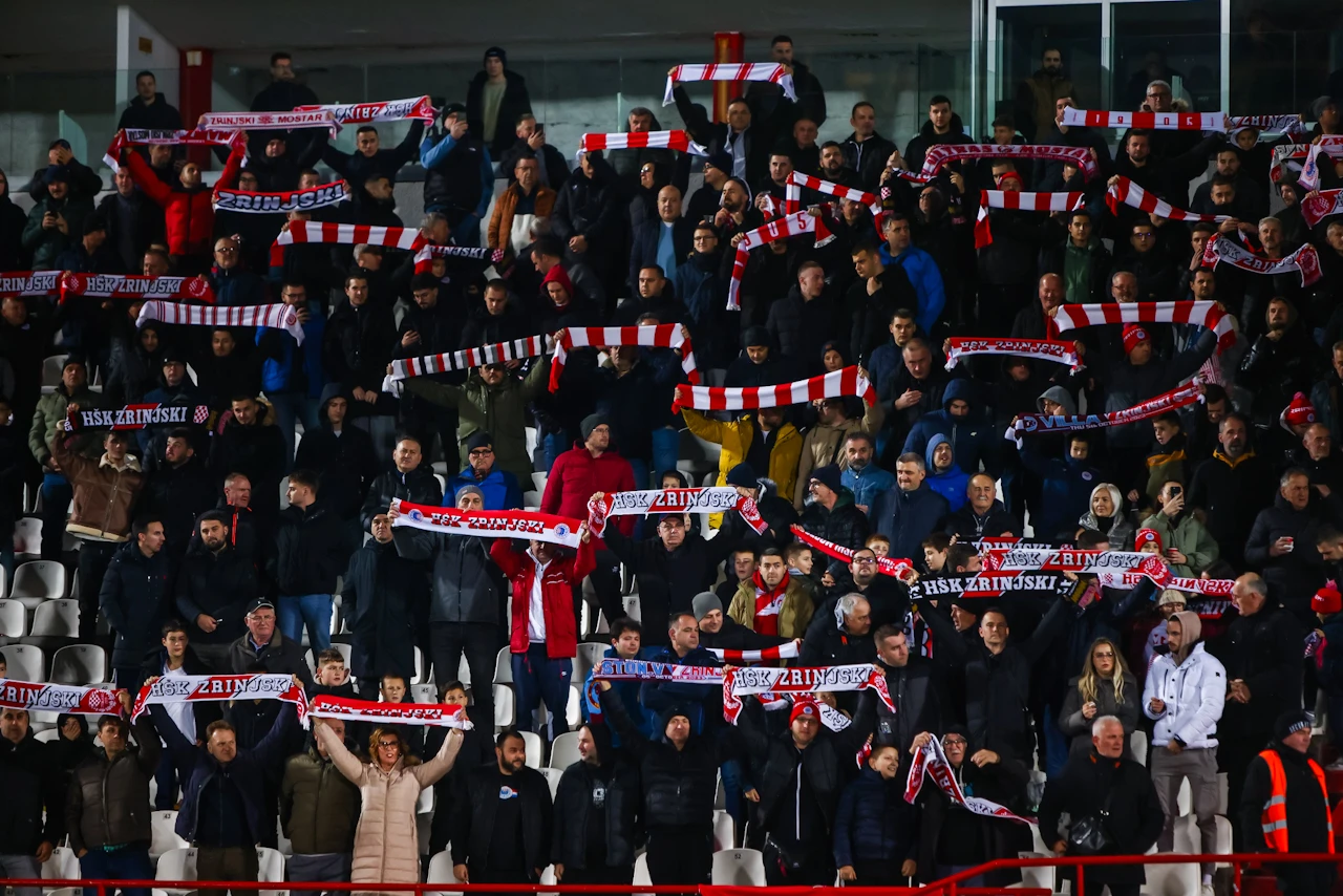 Izvedena nova verzija himne HŠK Zrinjski u izvedbi Hrvatske glazbe Mostar