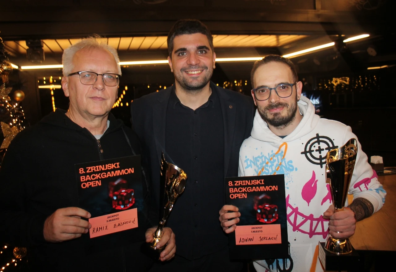 FOTO | Zrinjski Mostar Backgammon Open: Vučina odnio pobjedu