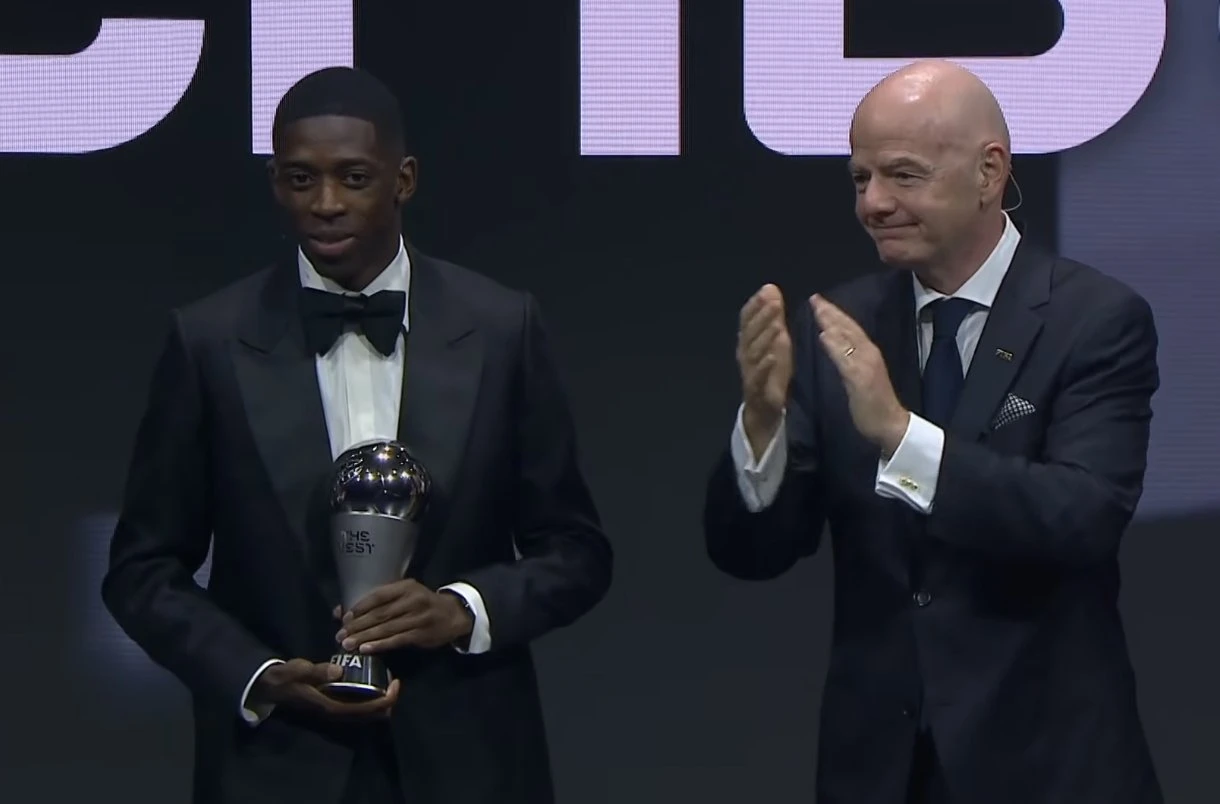 Dembele i Bonmati osvojili i Fifinu nagradu za najbolje nogometaše