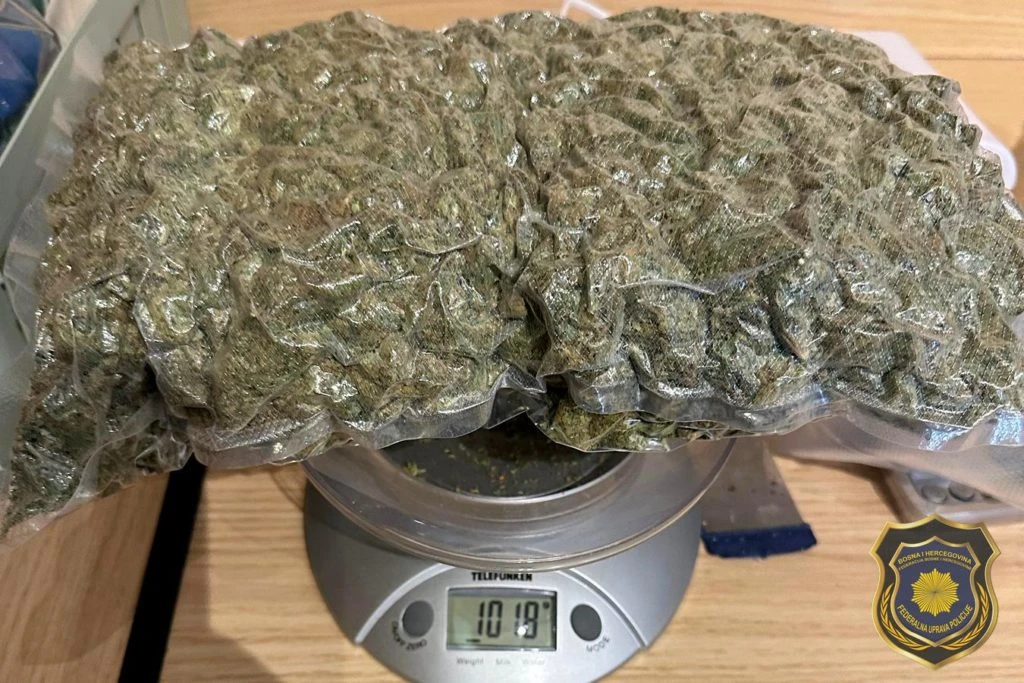 Akcija "Avenija": Policija uhitila jednu osobu i zaplijenila oko 15 kilograma droge