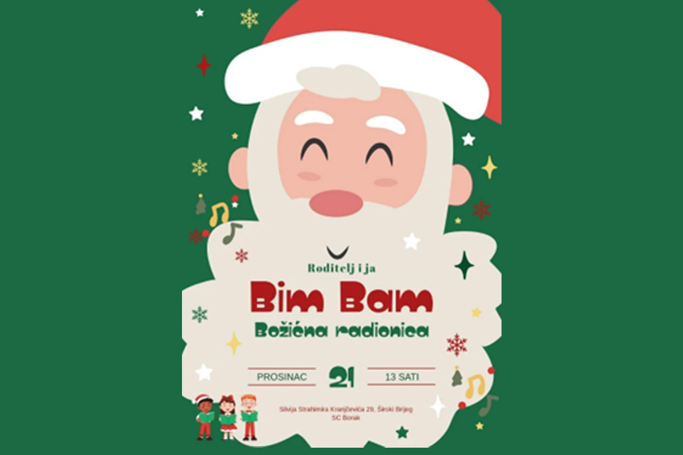 Bim Bam Božićna glazbena radionica "Roditelj i ja"